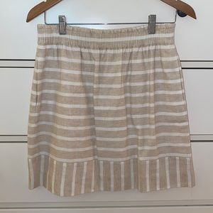 J.Crew Linen blend Mini Skirt